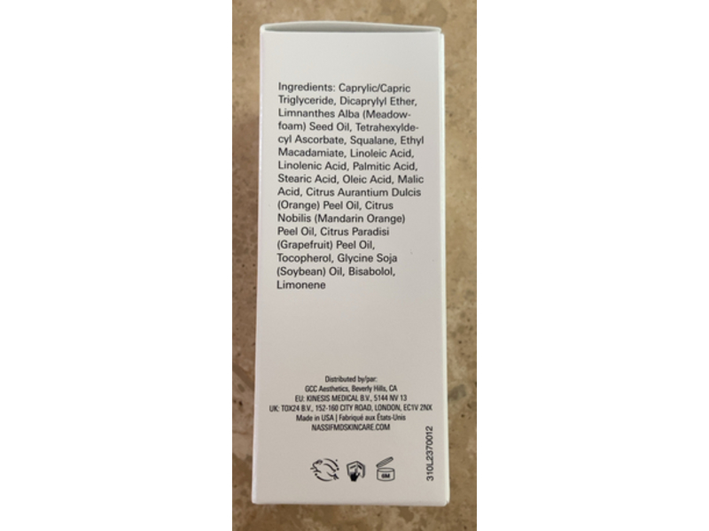 Nassif Md Radiance Brightening Booster, Potent Vitamin C & F Complex, 1 fl oz/30 mL