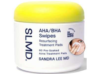 Slmd AHA/BHA Swipes Resurfacing Treatment Pads, 60 Count
