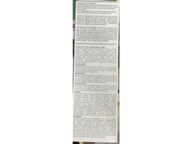 Madison Reed Radiant Permanent Hair Color Kit, 4.5NNN Barletta True Dark Brown, 1 Application