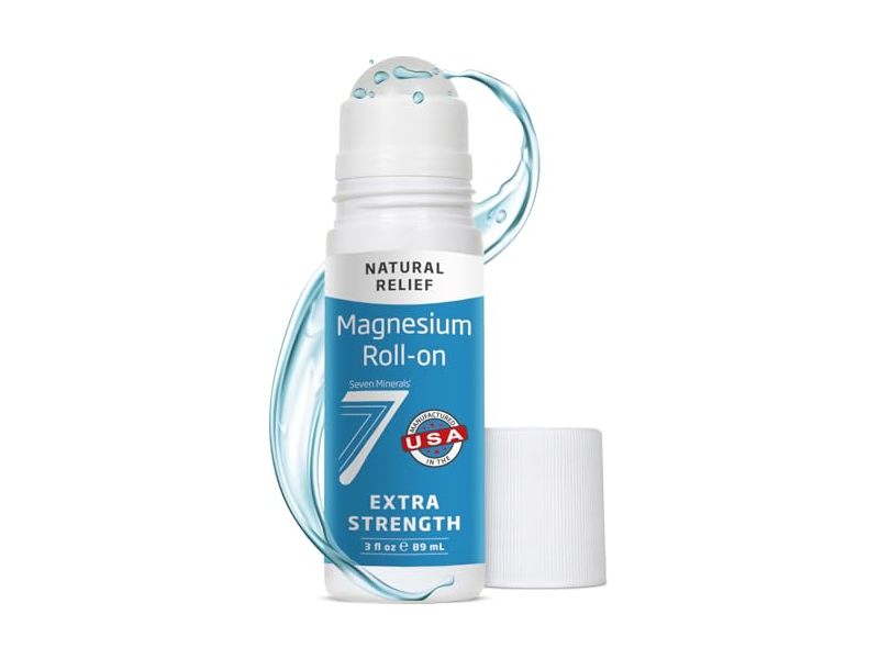 Seven Minerals Magnesium Roll On, Extra Strength, 3 fl oz/89 mL