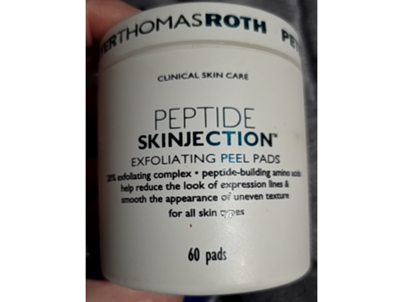 Peter Thomas Roth Peptide Skinjection Exfoliating Peel Pads, 60 Pads