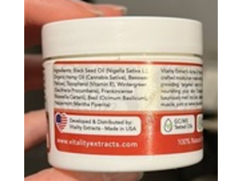 Vitality Extracts Aches & Pains Essential Oil Balm, 2 oz/57 g