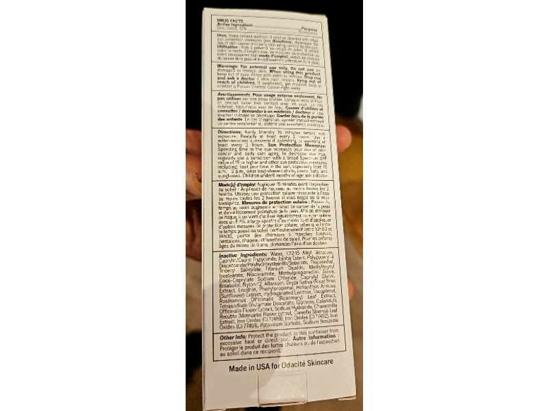 Odacite Flex-Perfecting Mineral Drops Tinted Sunscreen, 01, 1 fl oz/30 mL