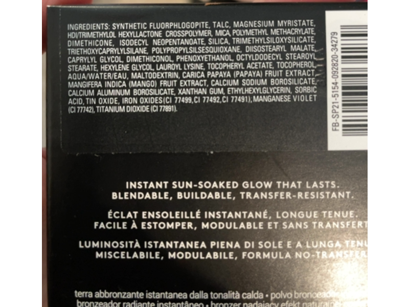 Fenty Beauty By Rihanna Sun Stalk'r Instant Warmth Bronzer, Inda Sun, 0.22 oz/6.23 g