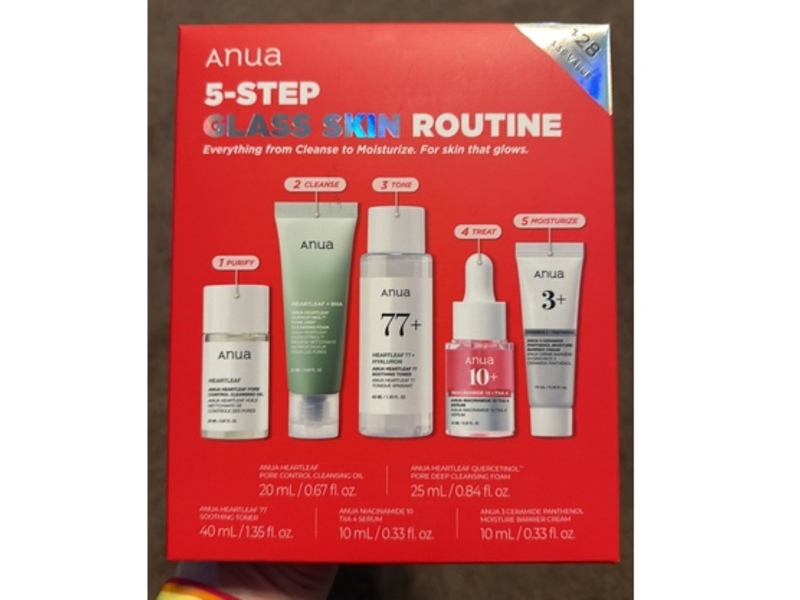 Anua 5-Step Glass Skin Routine Kit