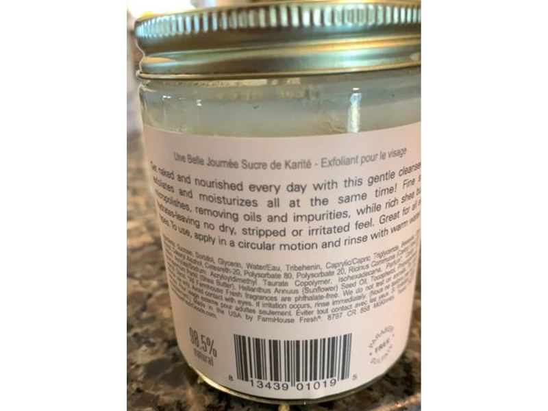 Farmhouse Fresh One Fine Day Flawless Face Polish, Shea Sugar, 6 fl oz/170.1 g