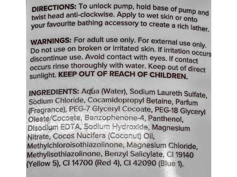Creightons Deep Cleansing Body Wash, Coconut Oil, 33.8 fl oz/1 L