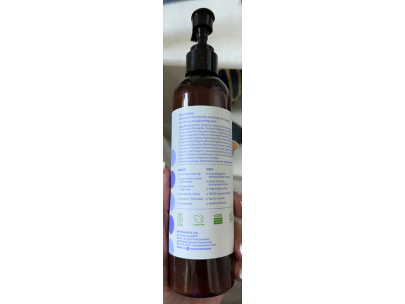 Everyone Nourishing Lotion, Lavender + Aloe, 8 fl oz/237 mL