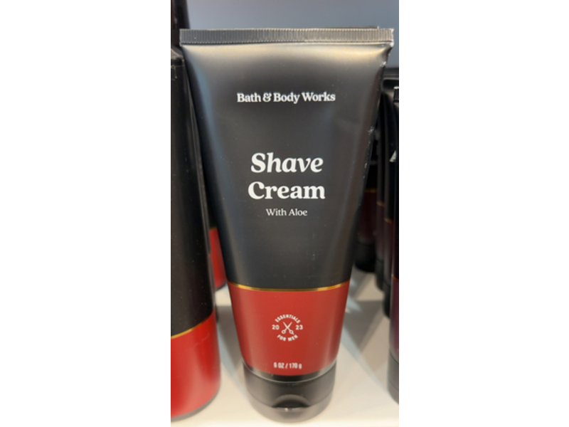 Bath & Body Works Shave Cream, Aloe, 6 oz/170 g