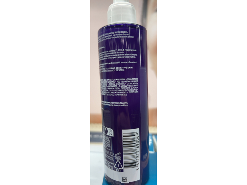 La Roche-Posay Melasyl Mela B3 Gel Cleanser, Pha+Niacinamide, 6.76 fl oz/200 mL