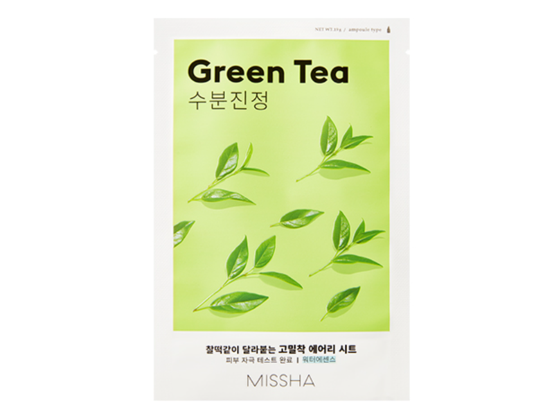 Missha Airy Fit Sheet Mask, Green Tea, 19 g