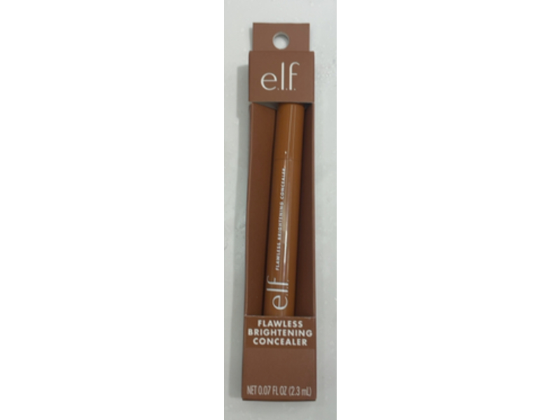 e.l.f. Flawless Brightening Concealer, Deep 53 W, 0.07 fl oz/2.3 mL
