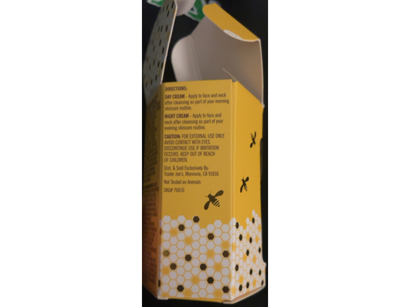 Trader Joe's Honey Hydration Day & Night Cream Duo, 3.5 oz/100 g