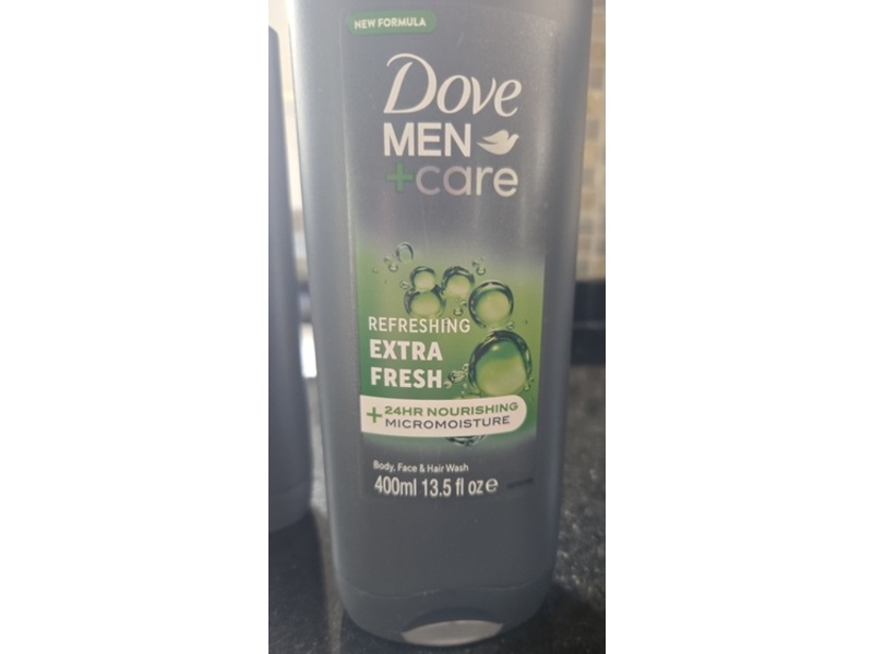 Dove Men+Care Body, Face & Hair Wash, Refreshing, 13.5 fl oz/400 mL