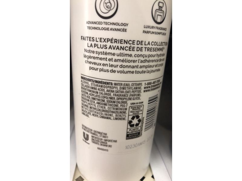 Tresemme Pro Advanced Conditioner Full Fiber Volume, Instant Lift & Body, 20 fl oz/592 mL