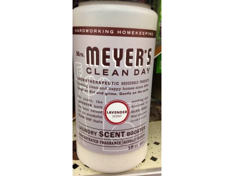 Mrs. Meyer's Clean Day Laundry Scent Booster, Lavender Scent, 18 oz/510 g
