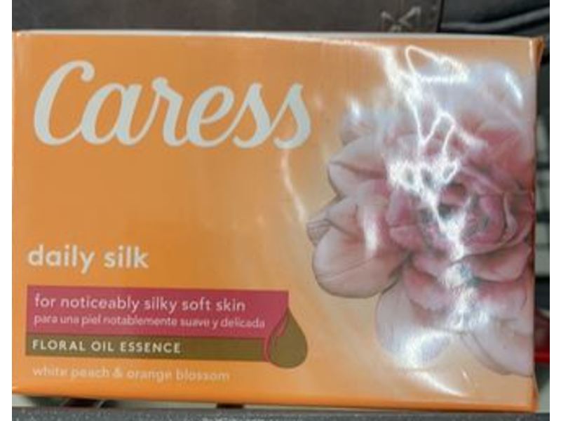 Caress Daily Silk Beauty Bar, White Peach And Orange Blossom, 4 oz, 2 Count