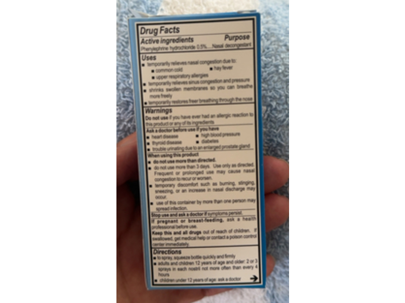 Neo-Synephrine Cold + Allergy Relief Nasal Spray, 1/2 fl oz/15 mL