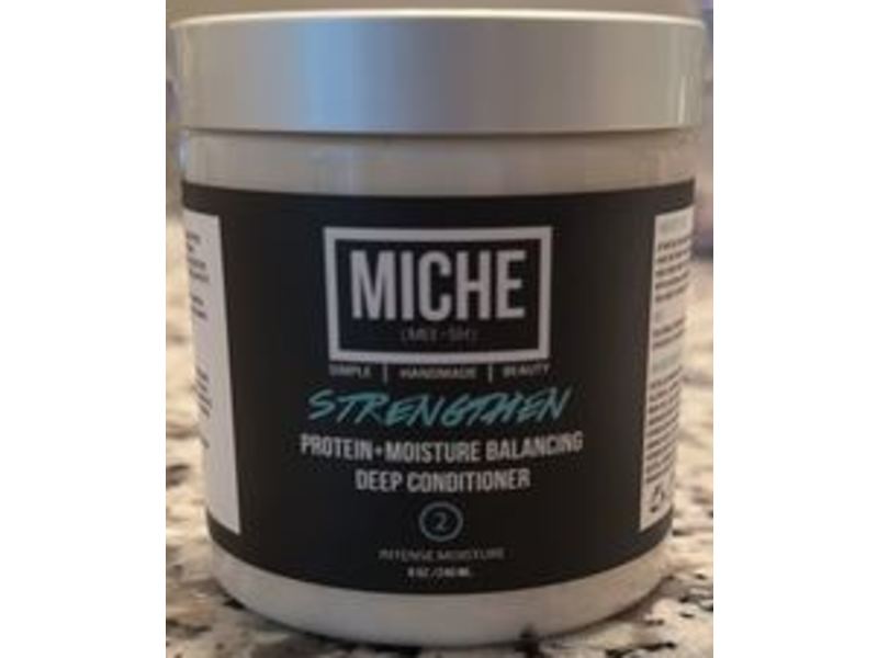 Miche Beauty Protein + Moisture Balancing Deep Conditioner, Strengthen, 8 oz/240 mL