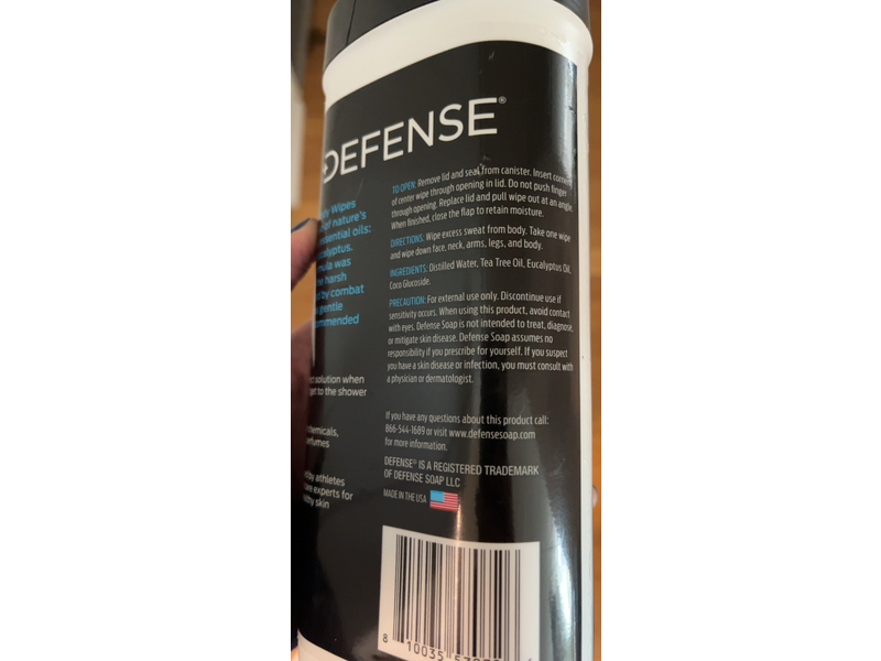 Defense Body Wipes, Original, 40 Count