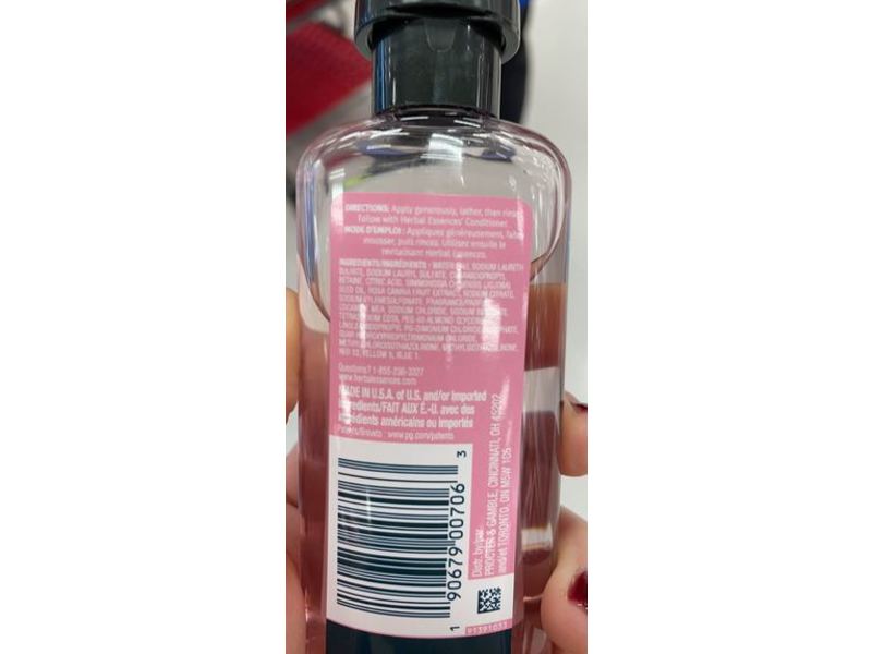 Herbal Essences Smooth Shampoo, Rose Hips, 3.38 fl oz/100 mL