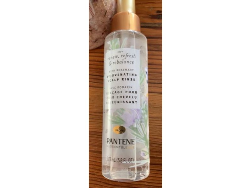 Pantene Renew Refresh & Rebalance Hair Pre-Rinse, Rosemary, 5.8 fl oz/173 mL