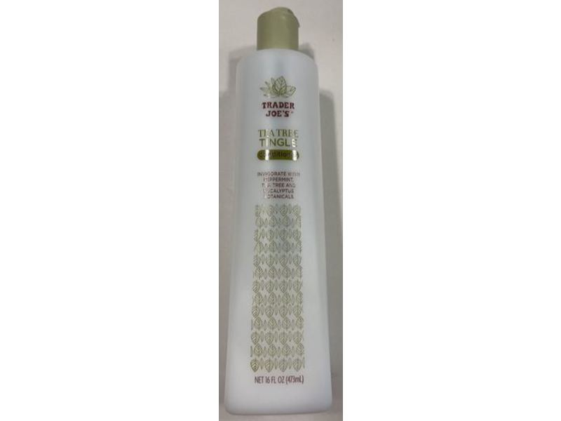 Trader Joe's Tea Tree Tingle Conditioner , Peppermint Eucalyptus, 16 fl oz/473 mL, Pack Of 2