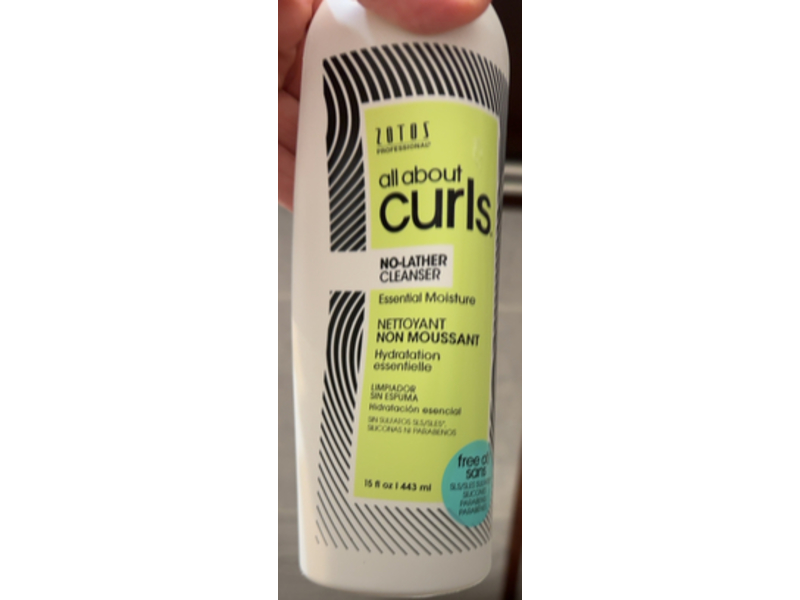 Zotos All About Curls Nettoyant Non Moussant Hydration, 15 fl oz/443 mL