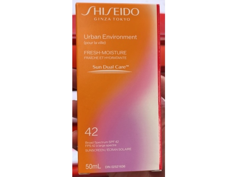 Shiseido Urban Environment Fresh-Moisture Sunscreen, SPF 42, 50 mL