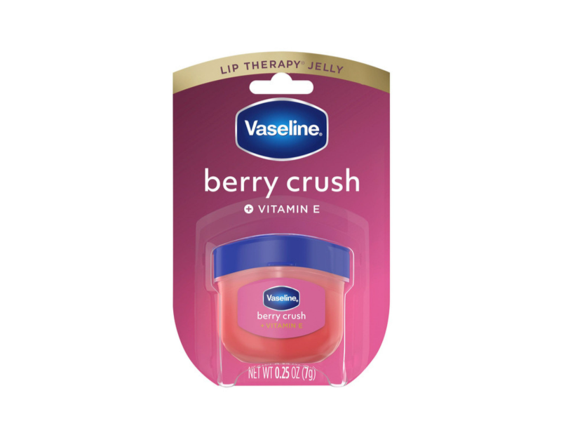 Vaseline Lip Therapy Jelly, Berry Crush, Vitamin E, 0.25 oz/7 g