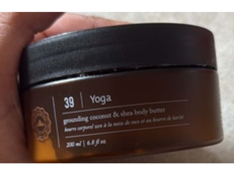 Saje Yoga 39 Grounding Coconut & Shea Body Butter, 6.8 fl oz/200 mL