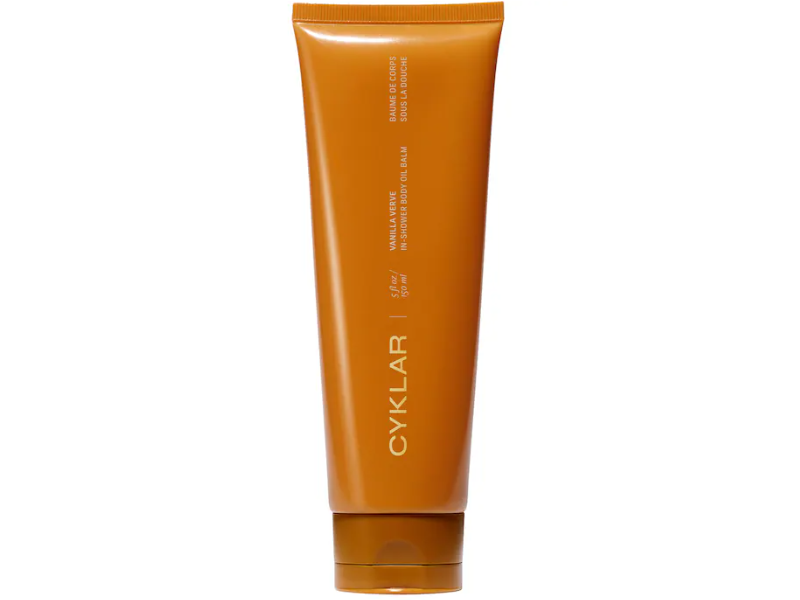 Cyklar In-Shower Body Oil Balm, Vanilla Verve, 5 fl oz/150 mL