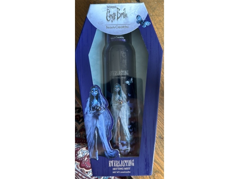 Beauty Creations x Tim Burton's Corpse Bride Everlasting Setting Mist, 3.38 fl oz/100 mL