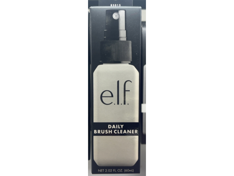 e.l.f. Daily Brush Cleaner, Clear, 2.02 fl oz/60 mL