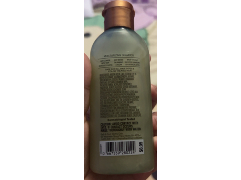 Bath & Body Works At The Beach Moisturizing Shampoo, Vitamin B5 + Aloe, 3 fl oz/88 mL