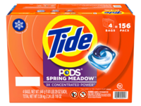 Tide Pods, Spring Meadow, 156 Pacs, 116 oz/3.36 kg - thumbnail 1