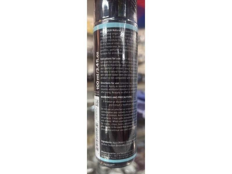 Pjur Aqua Water-Based Lubricant, 3.4 fl oz/100 mL