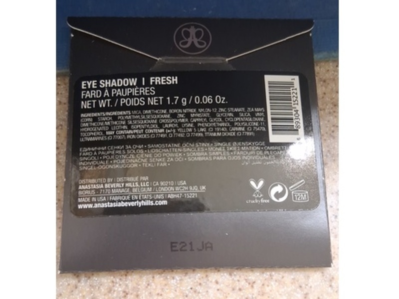 Anastasia Beverly Hills Eye Shadow, Fresh, 0.06 oz/1.7 g