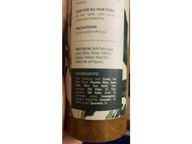 Alodia Organic Black Soap Wash, 8 fl oz/240 mL