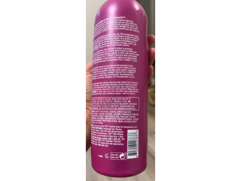 Bed Head Tigi Fully Loaded Volume Shampoo, 25.36 fl oz/750 mL