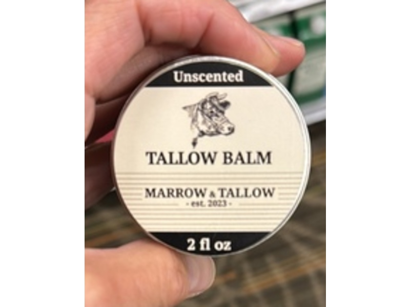 Marrow & Tallow Tallow Balm, Unscented, 2 fl oz