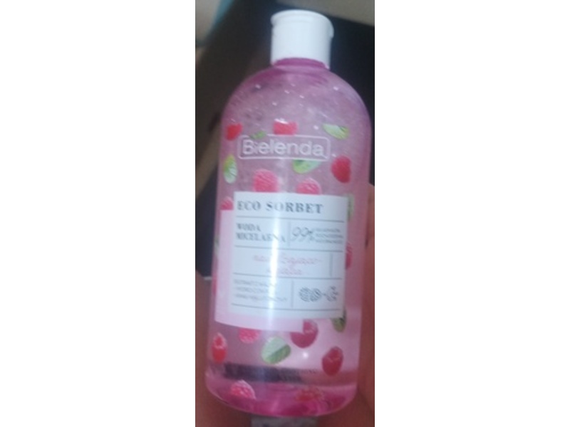 Bielenda Eco Sorbet Moisturizing & Soothing Micellar Water, Raspberry, 500 mL