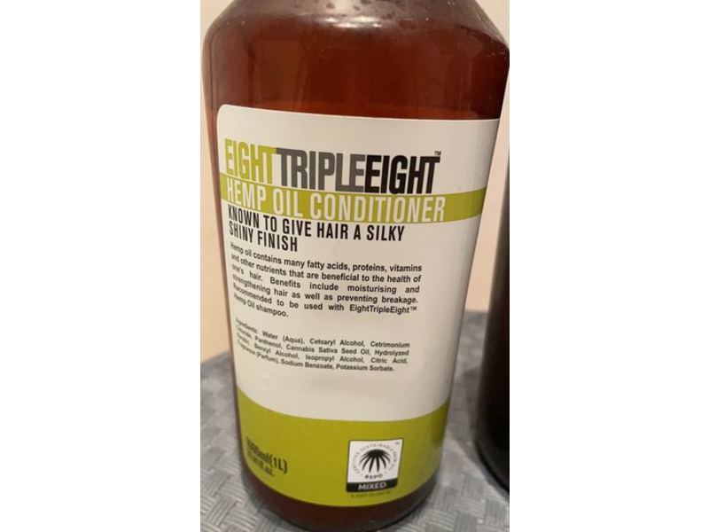 Eight Triple Eight Hemp Oil Conditioner, 1L