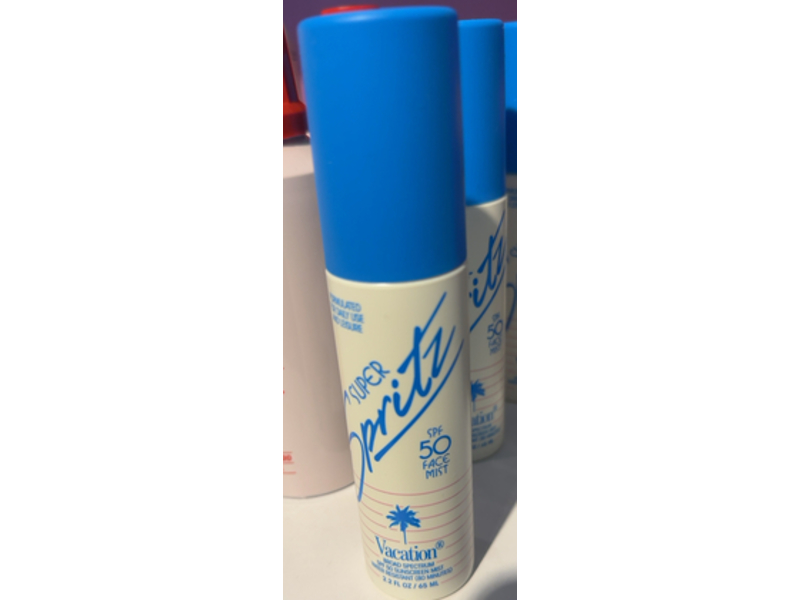 Vacation Super Spritz Sunscreen Mist, 50 SPF, 2.2 fl oz/65 mL