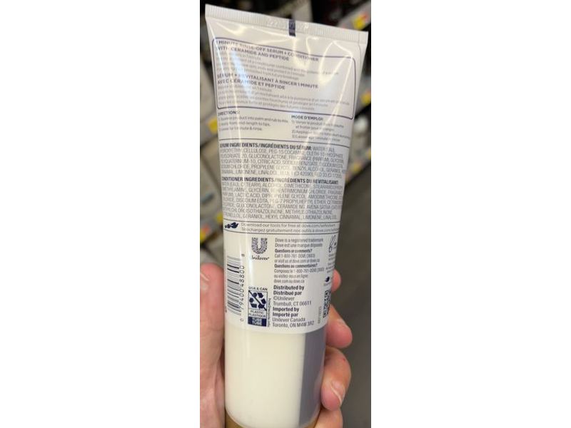 Dove Hair Therapy Serum + Conditioner, Rescue & Protect, 4 fl oz/118 mL