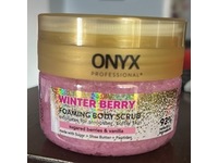 Onyx Foaming Body Scrub, Winter Berry, 12 oz/340 g - Image 3