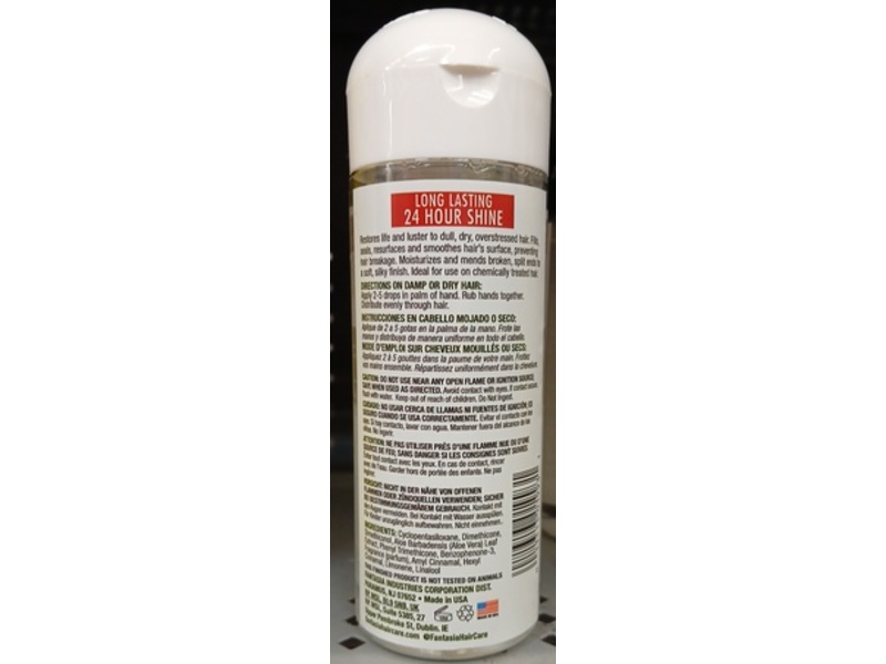 Fantasia Hair Polisher Daily Hair Treatment, Aloe, 6 fl oz/178 mL