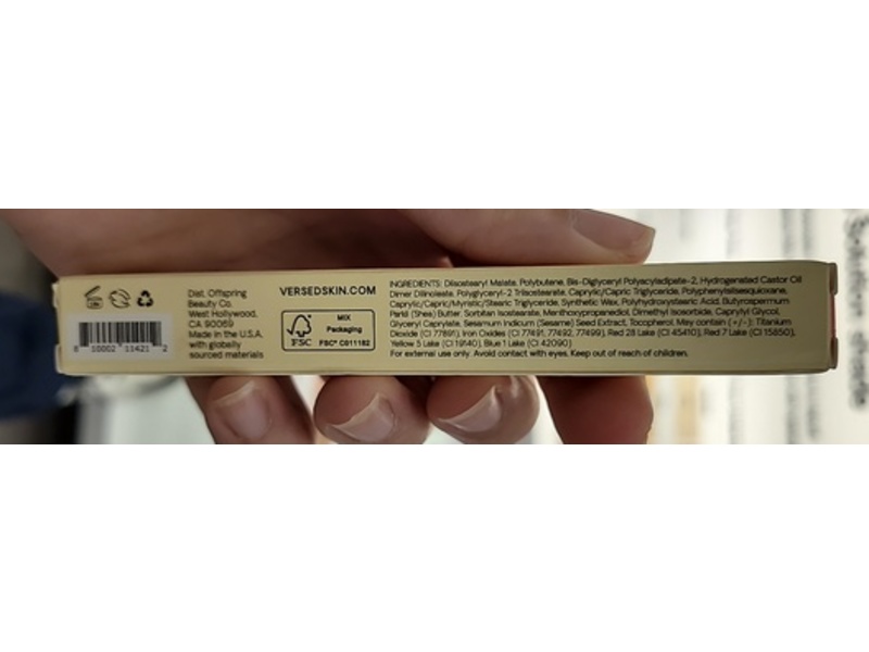 Versed Tinted Lip Serum, Pop, 0.06 oz/1.8 g