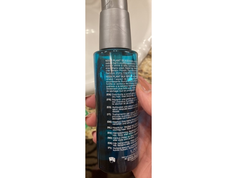 Lanza Healing Strength Silk Serum, Neem Plant, 3.4 fl oz/100 mL