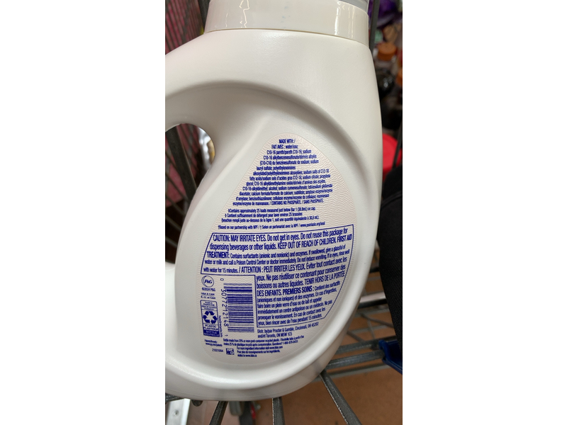 Tide Free & Gentle Laundry Detergent, 34 fl oz/1 L, 25 Loads